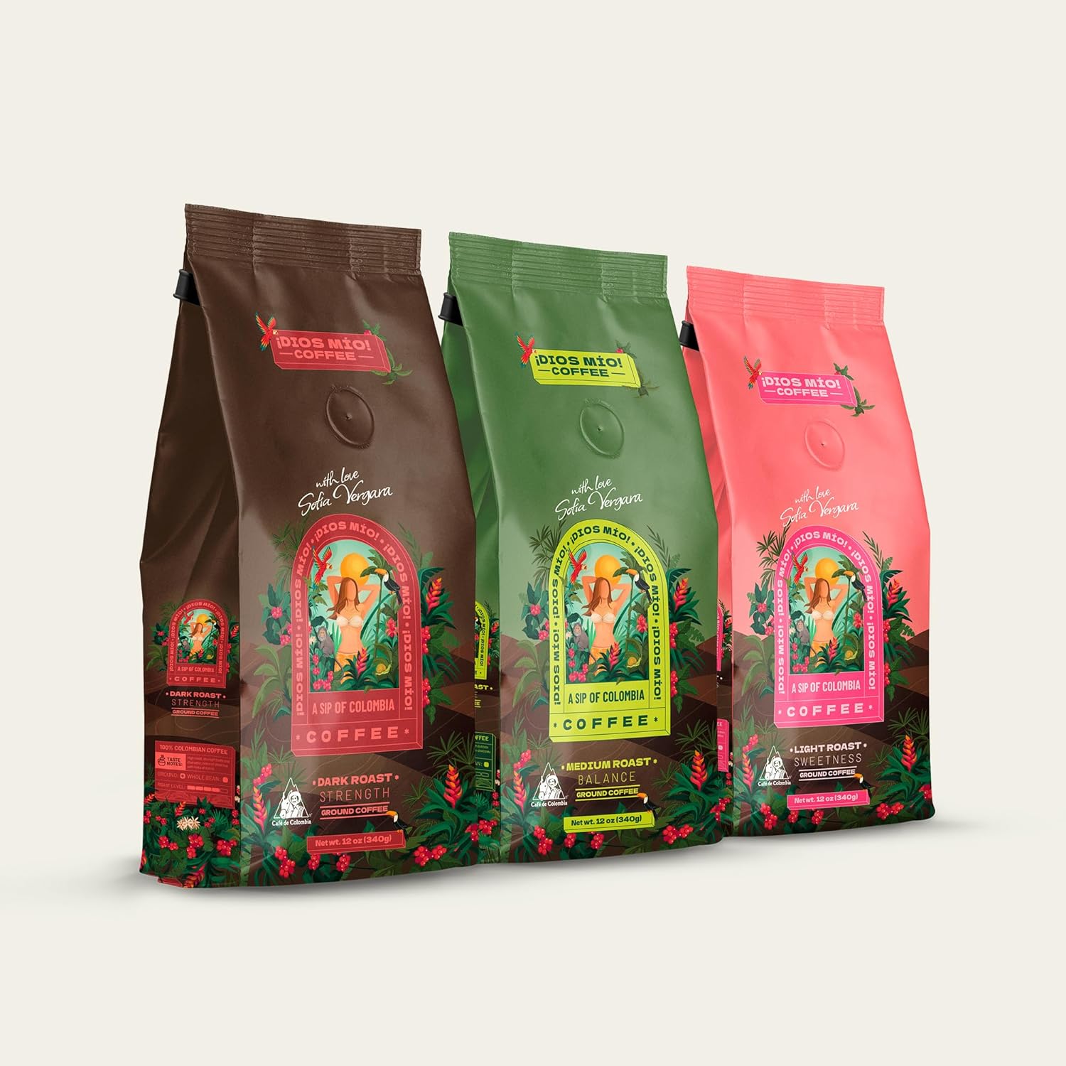 Café en grano – Tostión Mixta – 340 gr - Pack x3