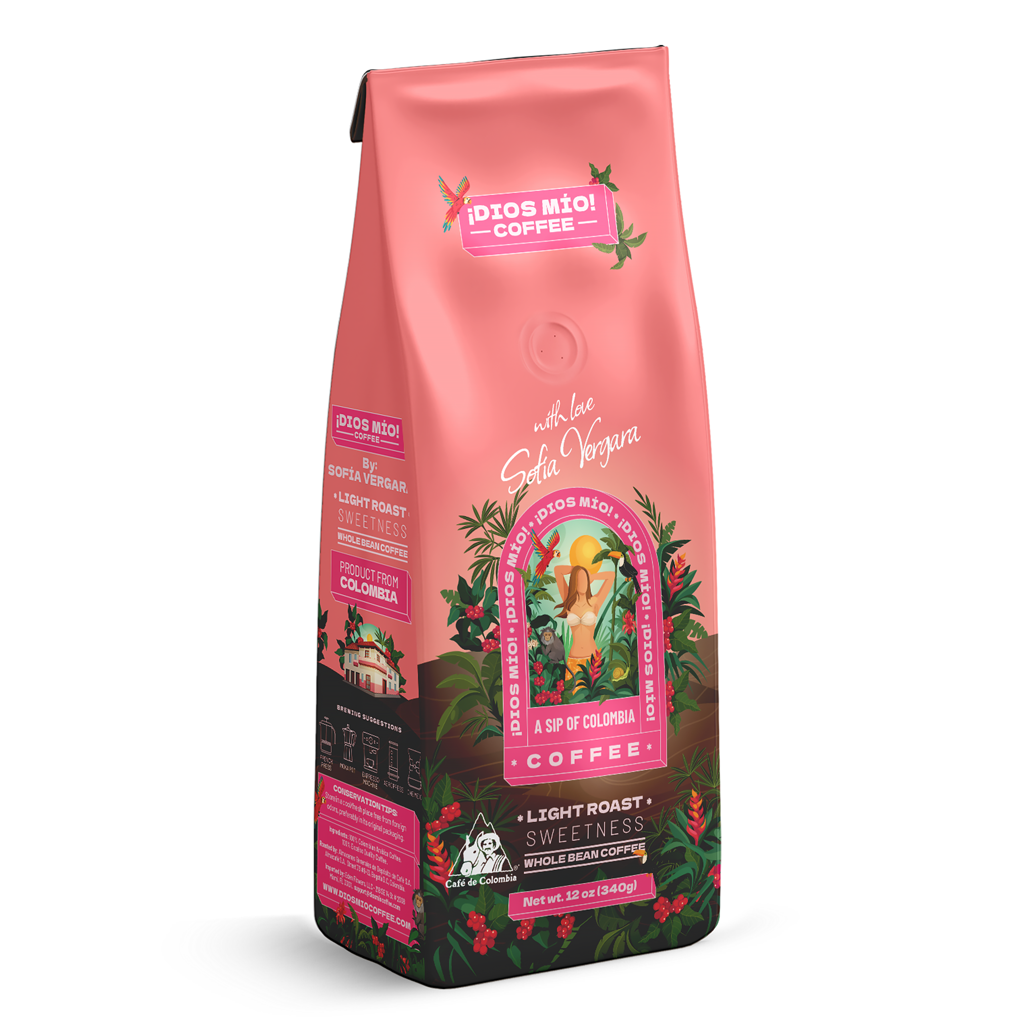 Café en grano – Tostión suave – 340 gr