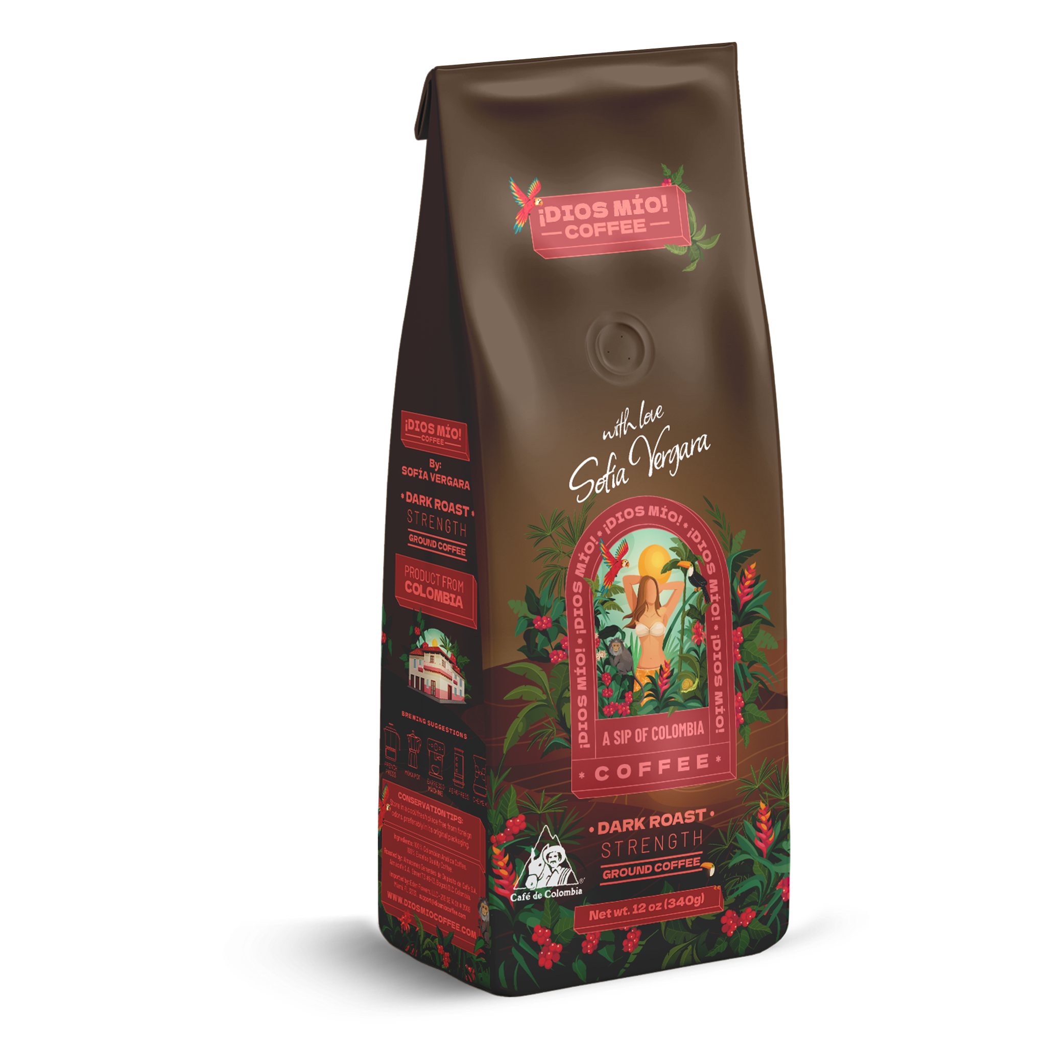 Café molido – Tostión fuerte – 340 gr